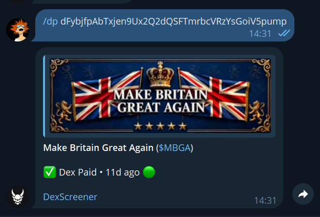 Dex Paid check